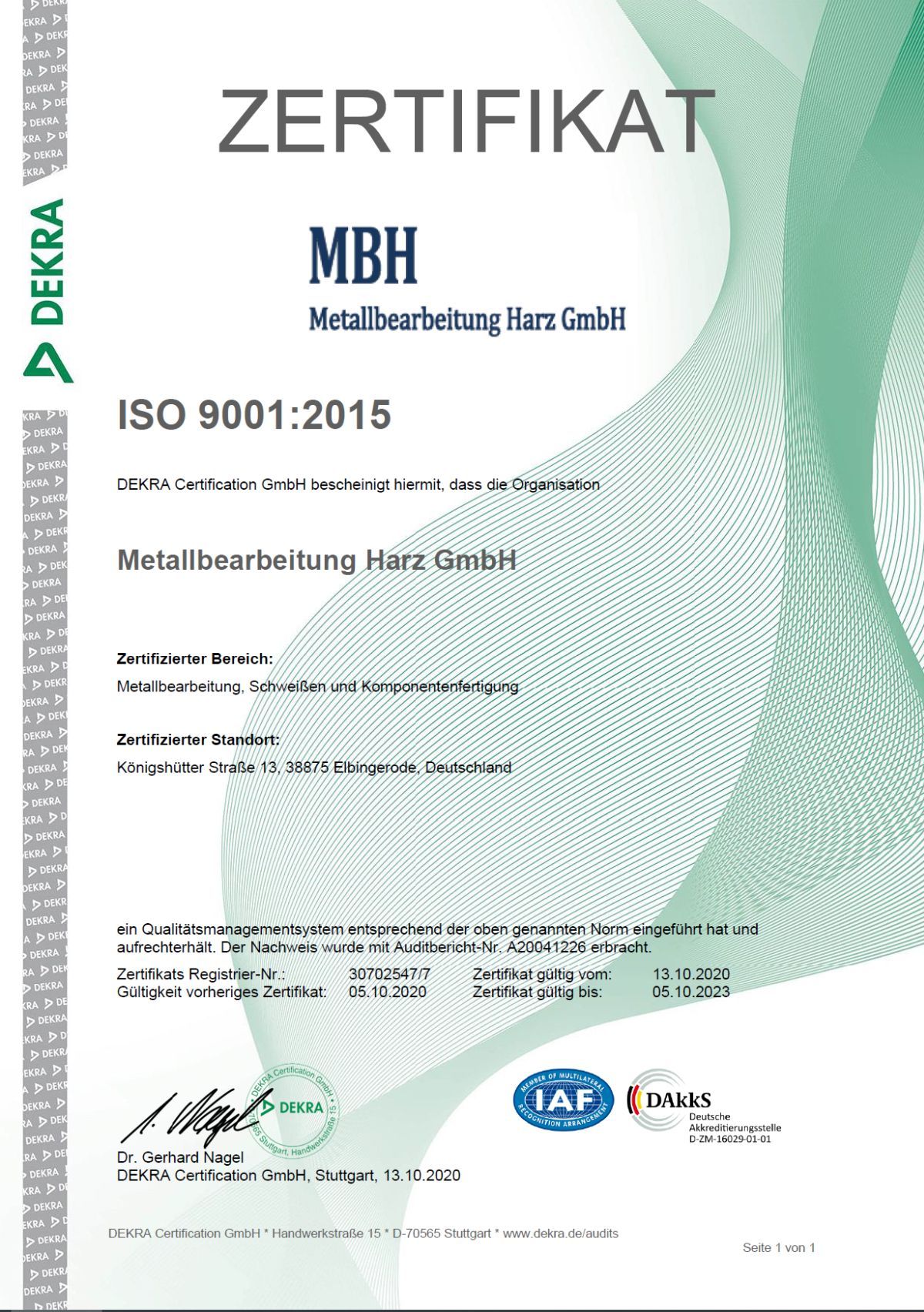 ISO 9001:2015, EN
